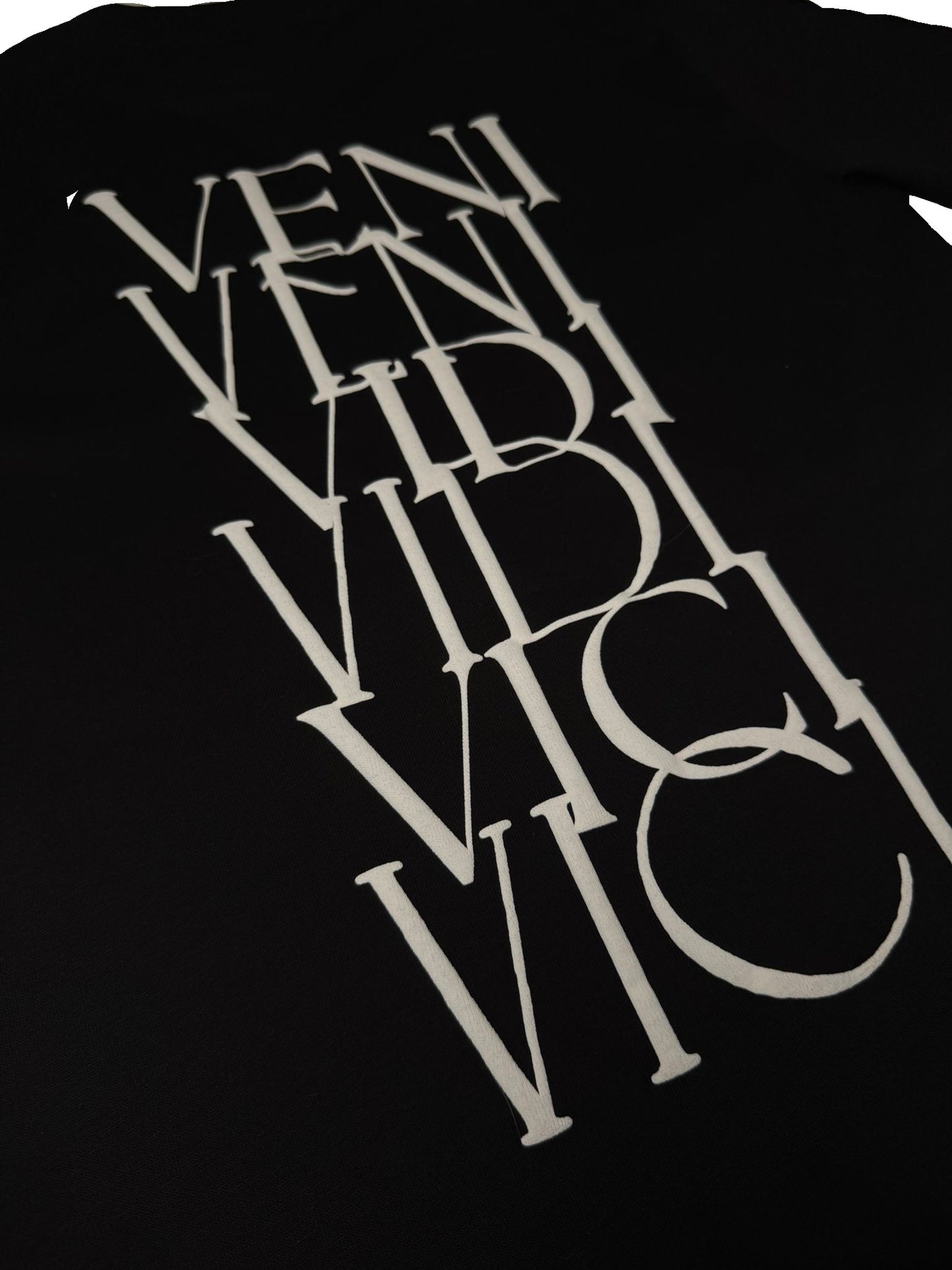 Veni Vidi Vici T-Shirt Schwarz